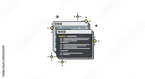 Stack of web pages and documents.