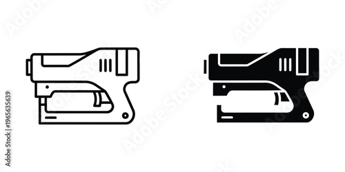 Comparison of a standard and a filled-in mechanical pistol grip design