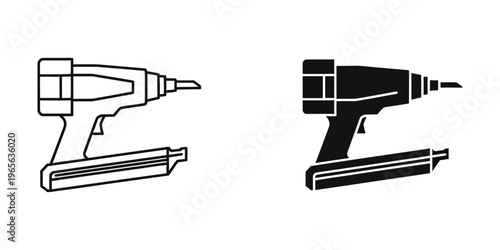 Comparison of a standard and a brushless power drill with accessories