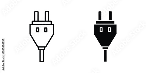 Comparison of a standard and a grounded electrical plug adapter design