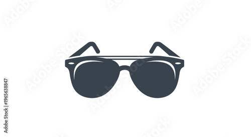 Black Sunglasses with Dark Lenses.