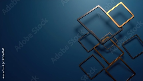 Layered Abstract Pattern Modern Premium Digital Art Concept