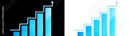 Digital Growth Display: a Crisp Graph of Global Financial Growth, Displayed Held , Symbolizes the Increasing Success of Businesses and Investments Worldwide