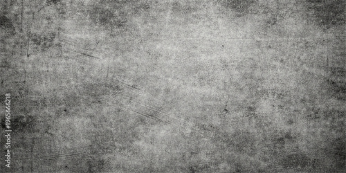 An aged and dark vintage backdrop features a dirty grunge metal texture blended with a rough gray concrete wall pattern for a textured retro surface design