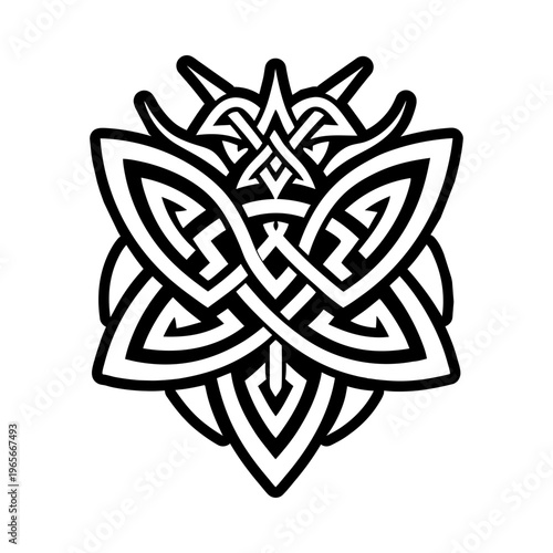 Asatru symbol icon in solid style