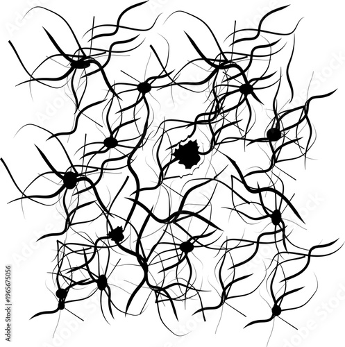 tissues under a microscope