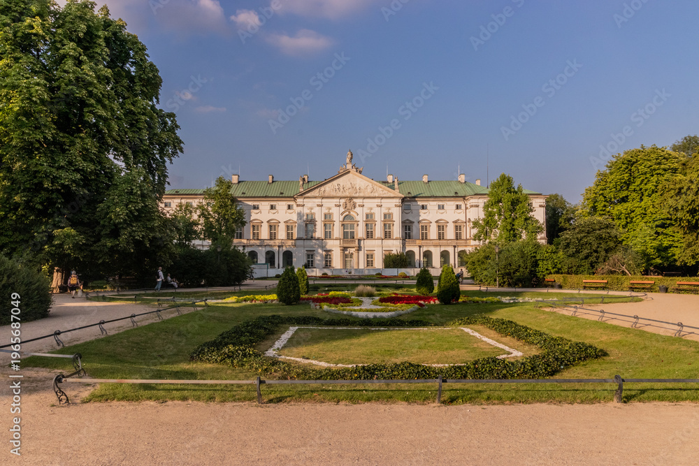 Fototapeta premium Krasinski Palace (Palace of the Commonwealth) in Warsaw, Poland