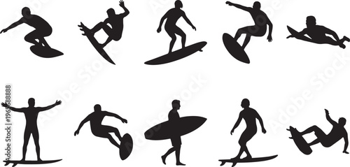 Black silhouette of various sports activities and fitness exercises black silhouettes sports fitness running