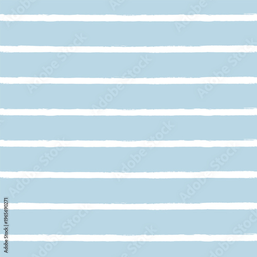 Stripes vector pattern, baby blue stripe seamless background, childish pastel brush strokes. marine grunge stripes, cute paintbrush line