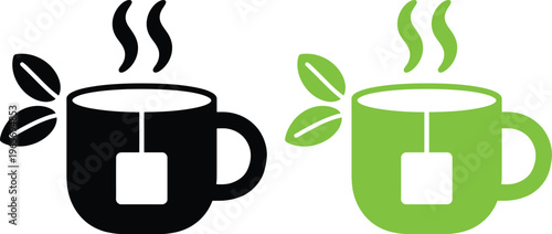 Contrasting wallet icons in black and blue color schemes