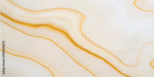 Smooth yellow silk fabric textile with a golden wave pattern creates an abstract flowing water liquid background and soft satin material wallpaper design