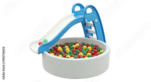 Children's Ball Pit with Slide