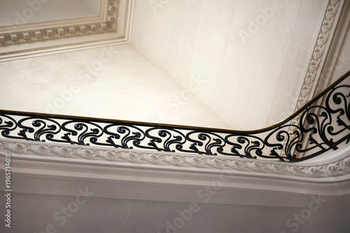 Stairwell of a French private mansion