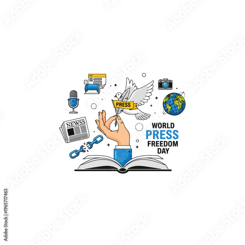 World Press Freedom Day promotes free media journalist safety and expression rights

