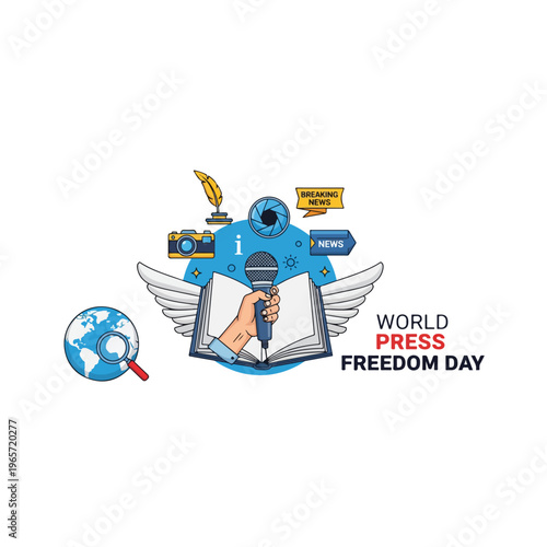 World Press Freedom Day promotes free media journalist safety and expression rights
