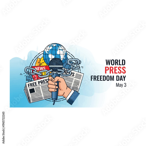 World Press Freedom Day promotes free media journalist safety and expression rights
