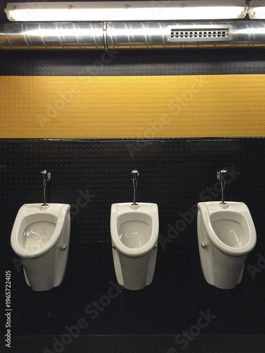 Urinals in men's room