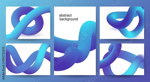Blue abstract background design elements.