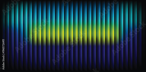 Neon Gradient Equalizer Light Bars with Glass Ripple Effect Background