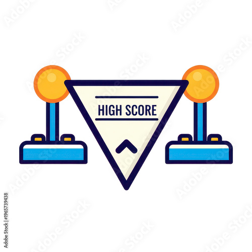 Arcade high score trophy icon