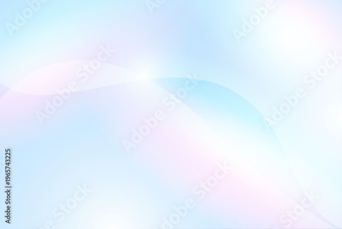 綺麗　水色　プリズムカラー グラデーション 曲線 ウェーブ 抽象 背景