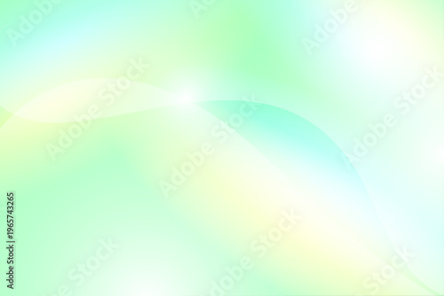 綺麗　黄緑　プリズムカラー グラデーション 曲線 ウェーブ 抽象 背景