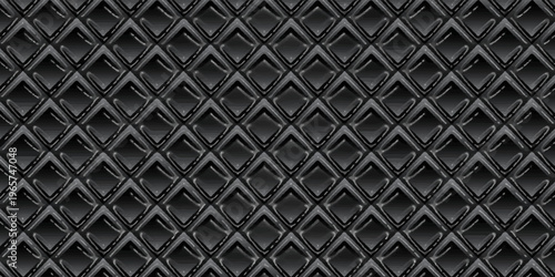 Luxury upholstered backdrop. Stitched layered background pattern. Leather textured sofa background. vector