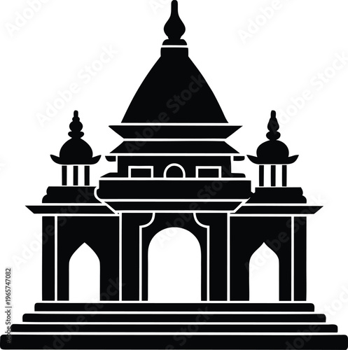 taj mahal vector illustration