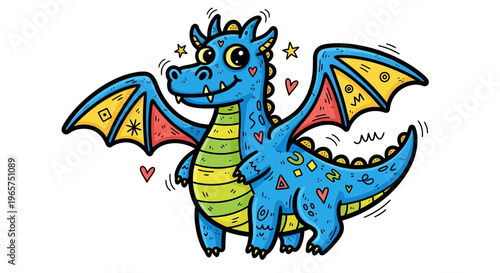 Gemini said

A cute cartoon baby dragon with a happy smile is a fun green monster vector illustration of a fantasy reptile character