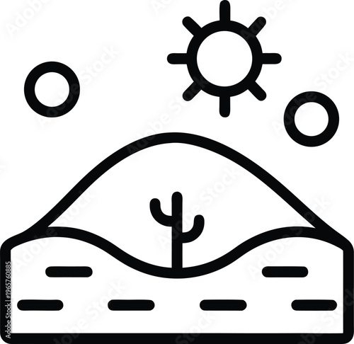 988 desert dune rolling sand with wind ripples vector illustration on transparent background