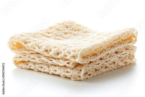 Washcloth isolated on white background
