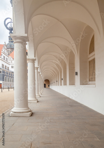 Arcade Perspective at Stallhof in Dresden Castle