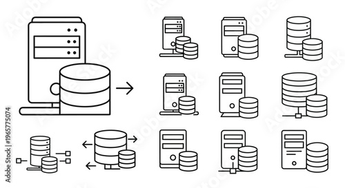 Database servers and storage systems.