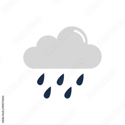 Rabindra Jayanti celebration with Kadamba flower vector illustration on a rainy day