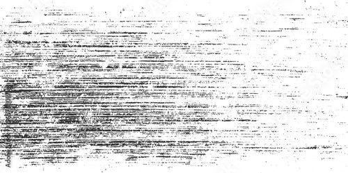 Black horizontal lines and dots on a white distressed textured background abstract