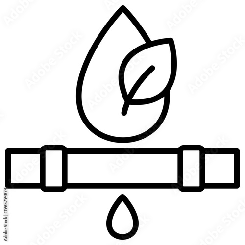 Water Conservation Icon vector Illustration For Design.