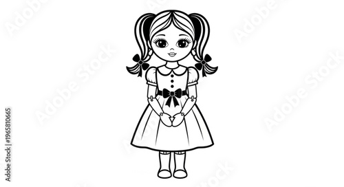 Little Girl Holding Teddy Bear.