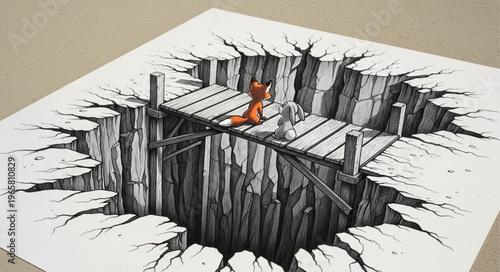 Little Red Riding Hood Sitting.