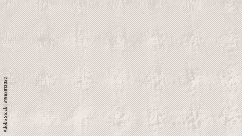 Fototapeta premium Vintage beige newspaper blank page with retro halftone dot print. Old spotted paper texture for comic book overlay effect. Vector