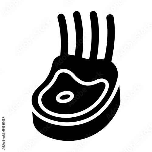A stylized black and white illustration of a spooky skeletal hand with long reaching fingers