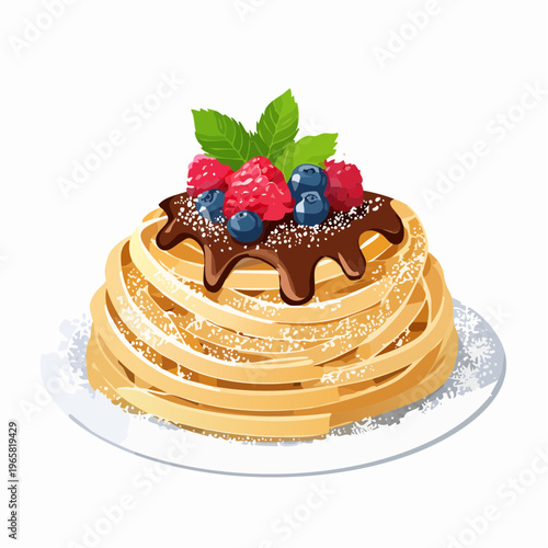 Süße Dessert-Pasta