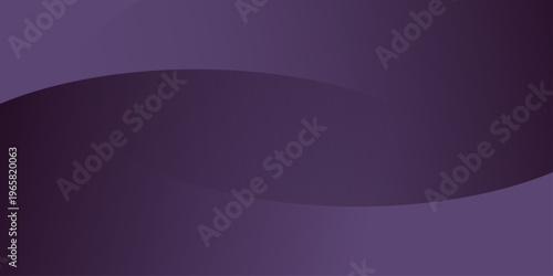 パープルグラデーションウェーブ背景 滑らかな曲線のミニマル抽象デザイン ビジネスやバナーに使えるベクター素材 / Purple gradient wave background smooth minimal abstract design for business banner vector
