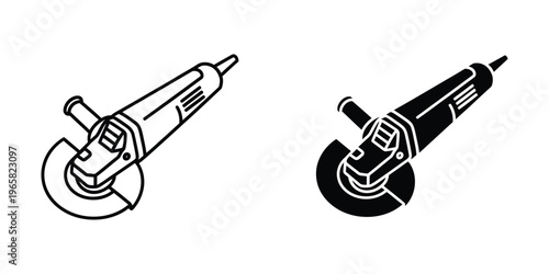 Comparison of an angle grinder with different blade designs