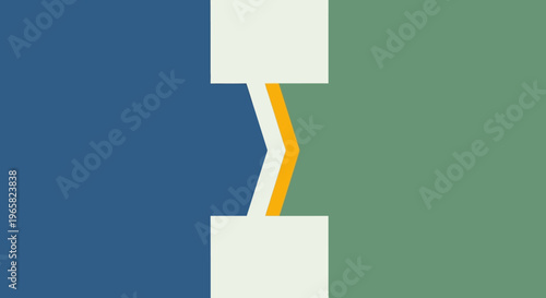 Torn Paper Edge with Orange Tear.