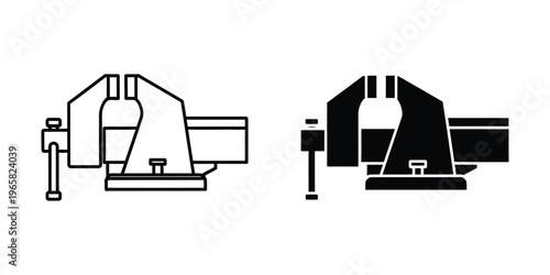 Comparison of a standard vice and a quick-release vice in use