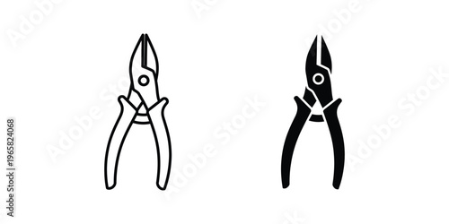 Comparison of a standard and locking pliers design