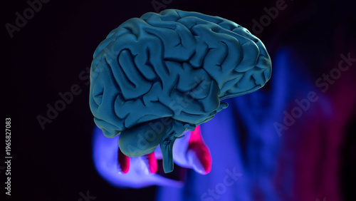 Stunning 3D render of a hum...