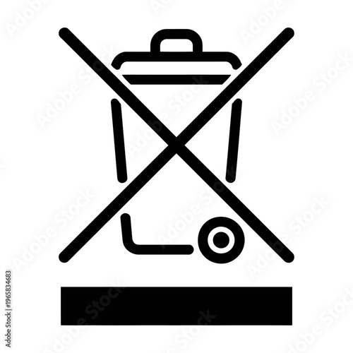 Crossed-out vector icon of a lantern indicates that campfires or open flames are not allowed