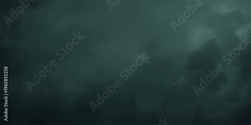 A dark abstract texture of misty green nature where smoke and steam drift through a bright moonlit forest under a stormy night sky.
