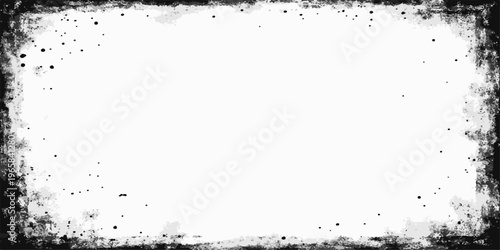 Abstract grunge frame with blue liquid motion featuring a fresh water splash and bubbles in a cold flowing wave backdrop